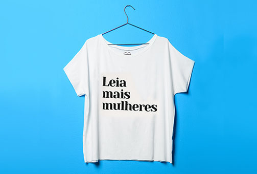 Blusinha Branca Amora Leia mais mulheres